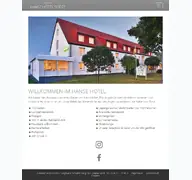 Kleine Seitenvorschau von hanse-hotel-soest.de
