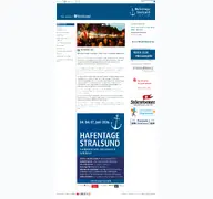 Kleine Seitenvorschau von hafentage-stralsund.de