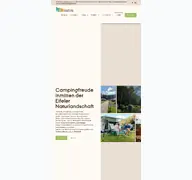 Kleine Seitenvorschau von camping-suedeifel.de