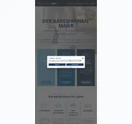 Kleine Seitenvorschau von badewannenmaier.de