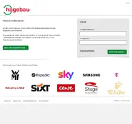 Kleine Seitenvorschau von hagebau.mitarbeiterangebote.de