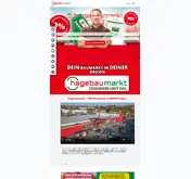 Kleine Seitenvorschau von hagebau-zwickau.de