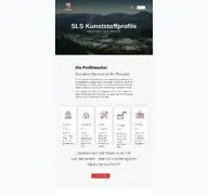 Kleine Seitenvorschau von sls-kunststoffprofile.de
