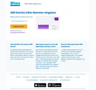 Kleine Seitenvorschau von sim-aktivieren.blau.de