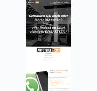 Kleine Seitenvorschau von autoteile100.de