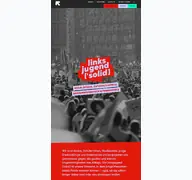 Kleine Seitenvorschau von linksjugend-bayern.de