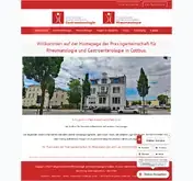 Kleine Seitenvorschau von gastro-praxis-cottbus.de