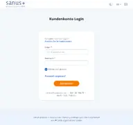 Kleine Seitenvorschau von app.sanus-plus.de