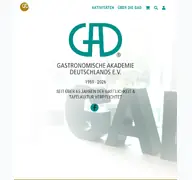 Kleine Seitenvorschau von gastronomische-akademie.de