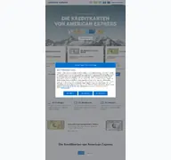 Kleine Seitenvorschau von amex-kreditkarten.de