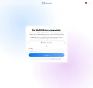 Kleine Seitenvorschau von app.web3universe.de