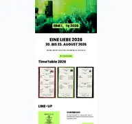 Kleine Seitenvorschau von eineliebe.de