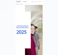 Kleine Seitenvorschau von jahresbericht.uzh.ch