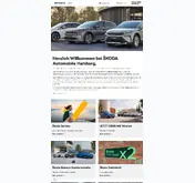 Kleine Seitenvorschau von www-hamburg-harburg.skoda-auto.de