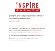 Kleine Seitenvorschau von dunkinbrands.com