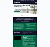Kleine Seitenvorschau von merbeck.de