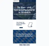 Kleine Seitenvorschau von getraenkesauer.de