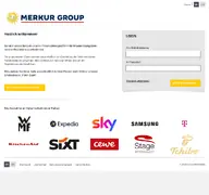 Kleine Seitenvorschau von merkurgroup.mitarbeiterangebote.de