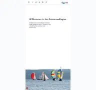 Kleine Seitenvorschau von ammersee-region.de