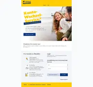 Kleine Seitenvorschau von postbank-kontowechselservice.de