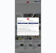 Kleine Seitenvorschau von dk-online.de