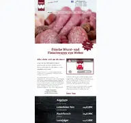 Kleine Seitenvorschau von weber-wurstwaren.de