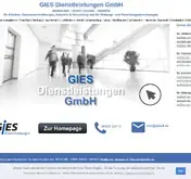 Kleine Seitenvorschau von giesdienstleistungen.de