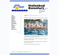 Kleine Seitenvorschau von hallenbad-baienfurt.de