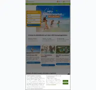 Kleine Seitenvorschau von eurocamp.de
