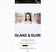 Kleine Seitenvorschau von glanzundgloriamodels.de