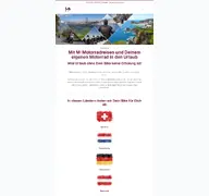 Kleine Seitenvorschau von m-motorradreisen.de