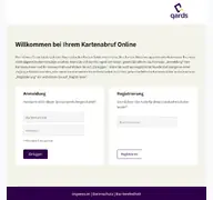 Kleine Seitenvorschau von karo.qards.de