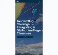 Kleine Seitenvorschau von tandemfliegenchiemgau.de
