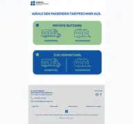 Kleine Seitenvorschau von tarife.horbach24.de