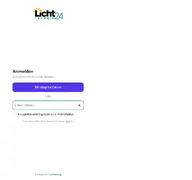 Kleine Seitenvorschau von account.lichttechnik24.de