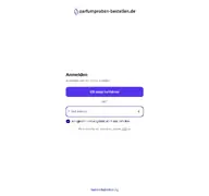 Kleine Seitenvorschau von account.parfumproben-bestellen.de