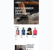 Kleine Seitenvorschau von haltiworld.de