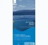 Kleine Seitenvorschau von attersee-baeder.at