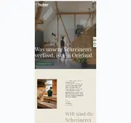 Kleine Seitenvorschau von die-schreinerei-huber.de