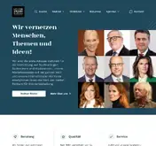 Kleine Seitenvorschau von londonspeakerbureau.de