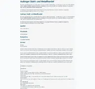 Kleine Seitenvorschau von aubinger.de