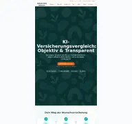 Kleine Seitenvorschau von versichere-dich.de