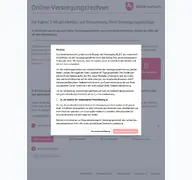 Kleine Seitenvorschau von versorgungsrechner-niedersachsen.de