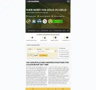 Kleine Seitenvorschau von diegoldboerse.de