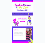 Kleine Seitenvorschau von loulousaurusundderleo.de