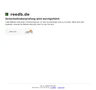 Kleine Seitenvorschau von reedb.de
