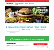 Kleine Seitenvorschau von hesburger.de
