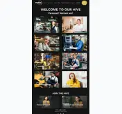 Kleine Seitenvorschau von weehive.de