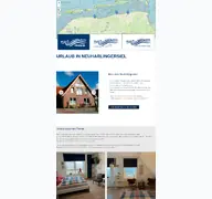 Kleine Seitenvorschau von pension-nordseekueste.de
