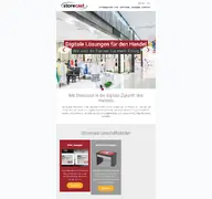 Kleine Seitenvorschau von storecast.de